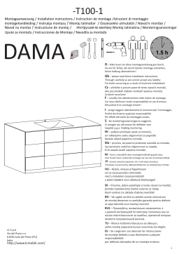 Welltime Waschtisch Dama Newsletter anmelden & Vorteile sichern Installation manuel