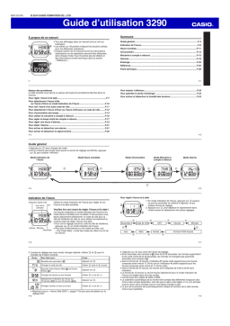 Manuel utilisateur Casio BGD-560