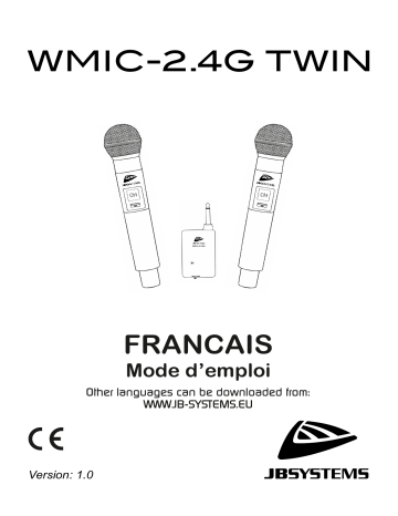 Manuel WMIC-2.4G TWIN JB Systems - Télécharger, Lire en Ligne | Fixfr