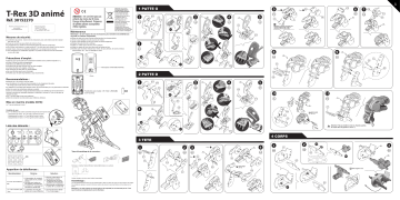 T-Rex 3D animé - NATURE & DECOUVERTES 30152270 Mode d'emploi | Fixfr