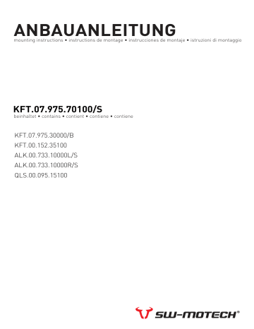 SW-Motech KFT.07.975.70100/S Manuel d'utilisation | Fixfr