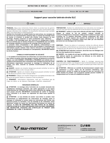 Manuel utilisateur SW-Motech HTA.23.073.11000 | Fixfr