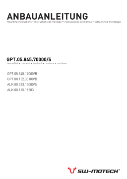 SW-Motech GPT.05.845.70000/S Manuel utilisateur