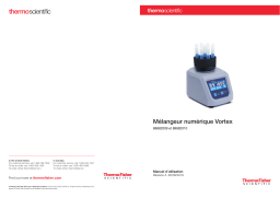 Manuel du propriétaire Thermo Fisher Scientific RRM