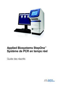 Thermo Fisher Scientific Applied Biosystems StepOne™ Système Manuel du propriétaire