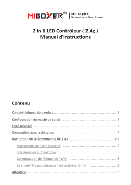 Miboxer E3-RF Manuel du propriétaire - Télécharger PDF