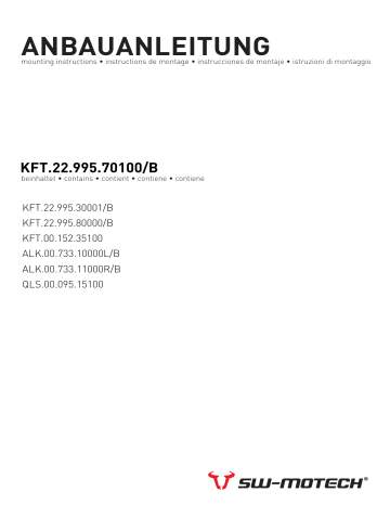 Manuel utilisateur SW-Motech KFT.22.995.70100/B | Fixfr