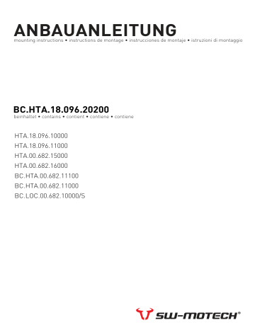 SW-Motech BC.HTA.18.096.20200 Manuel utilisateur | Fixfr