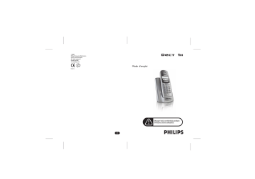 Manuel d'utilisation Philips DECT1111S/19 | Fixfr