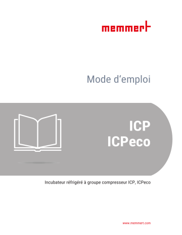 Memmert ICP Manuel utilisateur | Fixfr