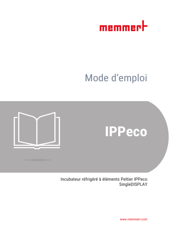 Memmert IPPecoplus Manuel utilisateur | Fixfr