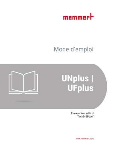 Manuel de l'utilisateur Memmert U plus - Télécharger PDF | Fixfr