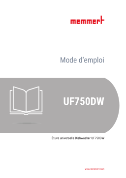 Manuel d'utilisation Memmert UF750DW - Étuve universelle
