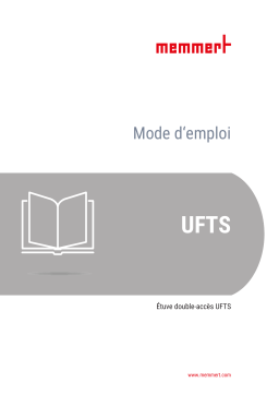 Memmert pass-through oven UF TS Manuel utilisateur