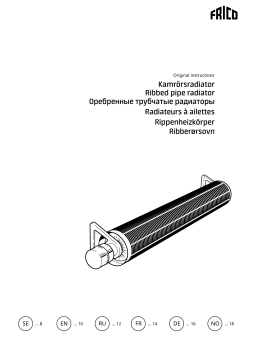 Manuel utilisateur Frico 125-32W - Radiateur à ailettes