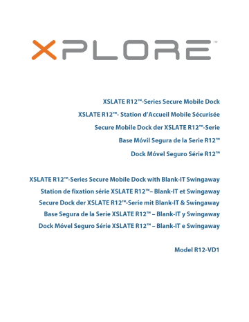 Xplore XSLATE R12-VD1 Manuel utilisateur | Fixfr