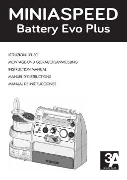 3A HEALTH CARE MINIASPEED Battery Evo Plus Manuel d'utilisation