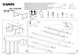Gami J36-TOSCANE 090 - Guide de démarrage rapide