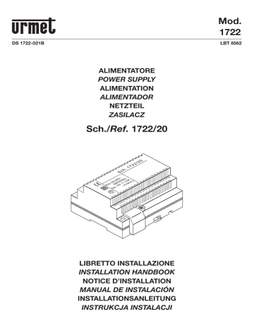 Urmet Domus 1722 Manuel Utilisateur | Fixfr