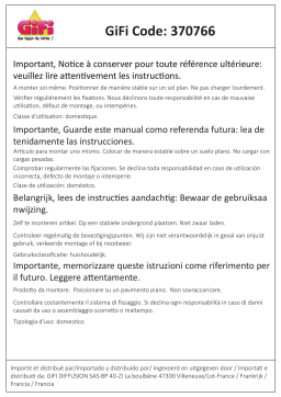 GiFi 370766 Guide de démarrage rapide