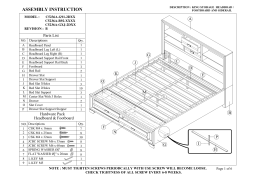 C5236A-B92 Series Lit à tiroirs King-size - Manuel utilisateur