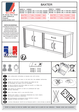 Manuel du propriétaire SCIAE SC21SA3041 - Instructions, Assemblage et Plus