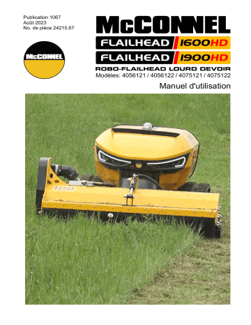 Manuel d'utilisation McConnel ROBO-Flailhead | Fixfr