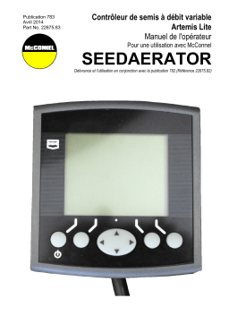 McConnel Seedaerator Mode d'emploi