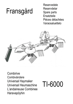 McConnel Universal Haymaker TI-6000 Manuel utilisateur