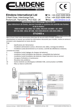 Manuel du propriétaire Elmdene STV2405 Series - Alimentation électrique de sécurité