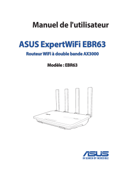 Asus ExpertWiFi EBR63 Manuel utilisateur