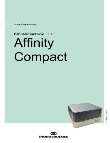 Manuel d'utilisation Interacoustics Affinity Compact | Fixfr