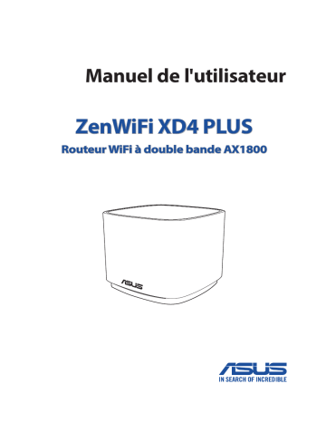 Asus ZenWiFi XD4 Plus Manuel utilisateur | Fixfr