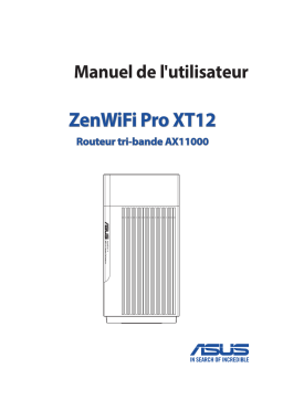 Manuel d'utilisation Asus ZenWiFi Pro XT12