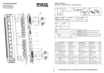 Manuel d'utilisation PIKO 37669 | Fixfr