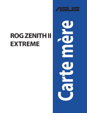 Asus ROG Zenith II Extreme Manuel utilisateur | Fixfr