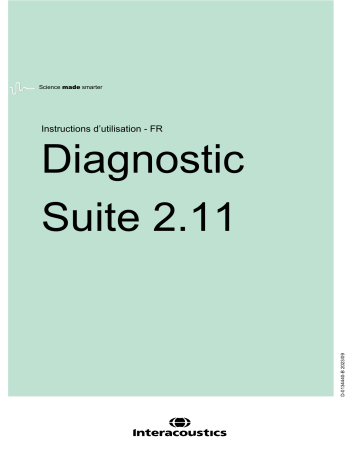 Interacoustics Diagnostic Suite Mode d'emploi | Fixfr