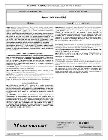 Manuel utilisateur SW-Motech HTA.19.044.11000 | Fixfr