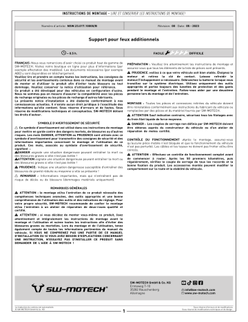 Manuel utilisateur SW-Motech NSW.23.017.10000/B | Fixfr