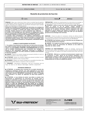 SW-Motech STP.05.176.10700/B Manuel utilisateur | Fixfr