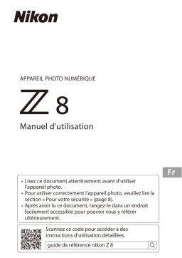 Nikon Z 8 Manuel utilisateur