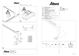 Manuel d'utilisation Atera 080 007 - Système de transport VW T5