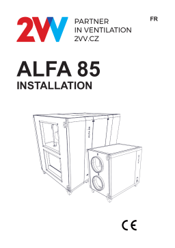 Manuel utilisateur 2VV ALFA 85-2 - Ventilation performante
