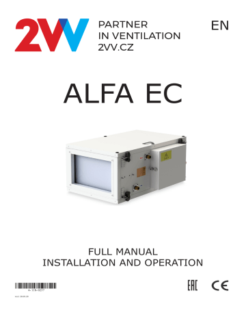 Manuel d'utilisation ALFA COMFORT EC - 2VV | Fixfr
