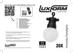 Manuel d'utilisation LUXFORM LIGHTING LF1170 - T&eacute;l&eacute;chargez le PDF