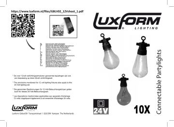 LUXFORM LIGHTING LF1164 Manuel utilisateur | Fixfr
