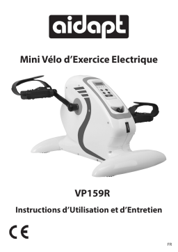 Manuel d'utilisation VP159R - Mini Vélo d'Exercice Electrique Aidapt