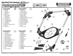 Manuel du propriétaire Milescraft PantographPRO