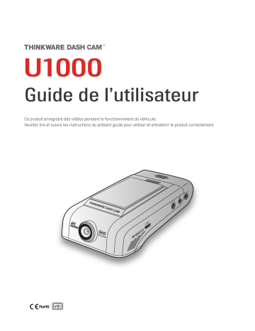 Thinkware U1000 Manuel utilisateur | Fixfr