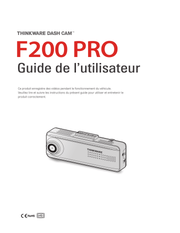 Thinkware F200 PRO Manuel Utilisateur - Télécharger PDF | Fixfr